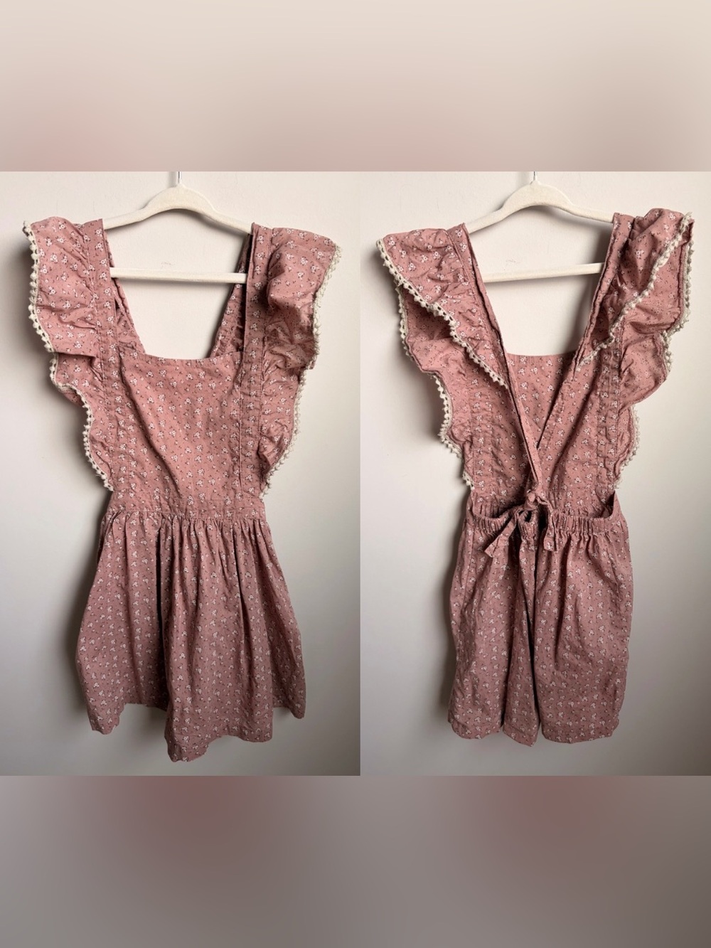 Jamie Kay Ruffled Floral Sundress in Dusty Rose